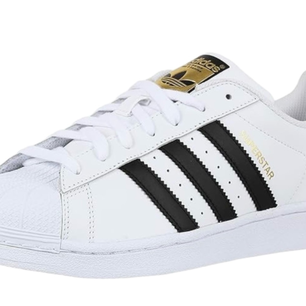 White and Black Shell Toe Men’s Superstar Adidas. SHIP WITHOUT BOX